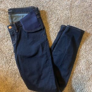 J Brand dark skinny maternity jeans